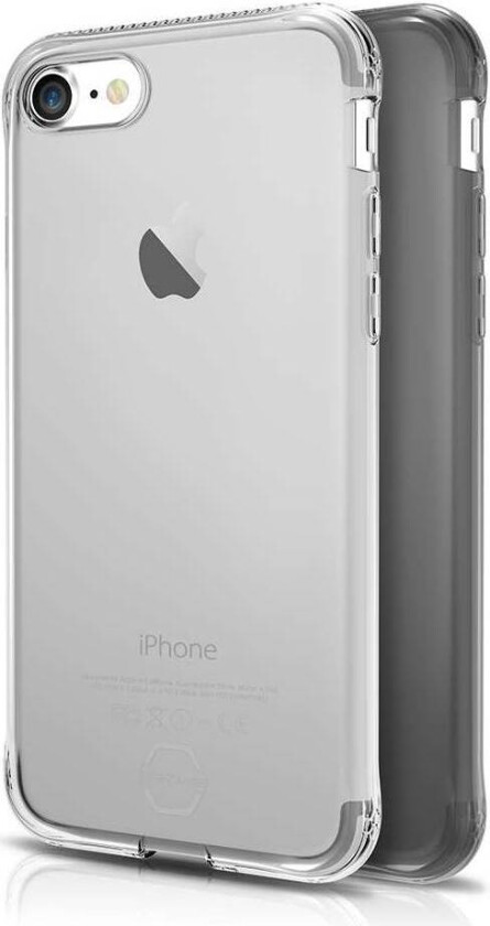 ITSKINS Slim silikon Protect gel iPhone 7 & 8 deksel dobbel 2x pakke