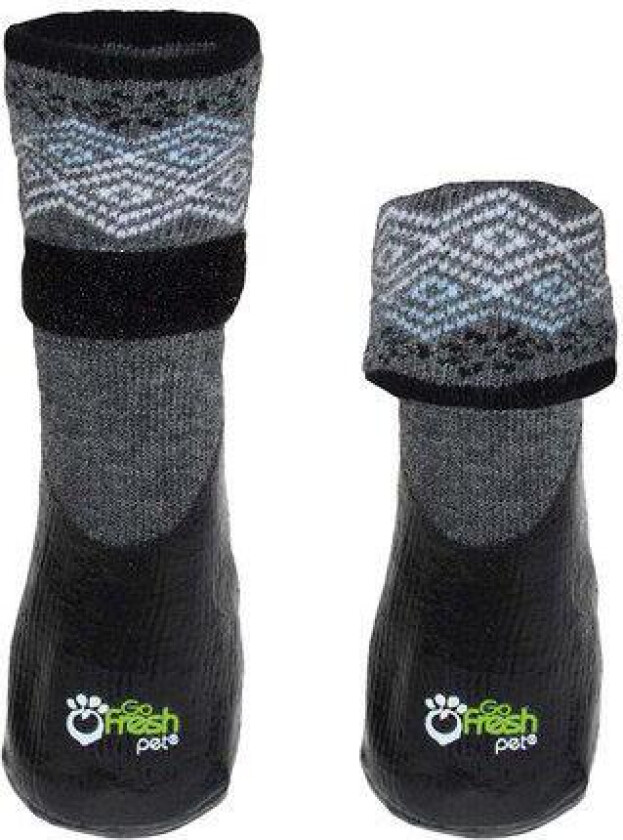 Go Fresh PET BOOTIES®-helårs støvler til hund - Grå Nordic