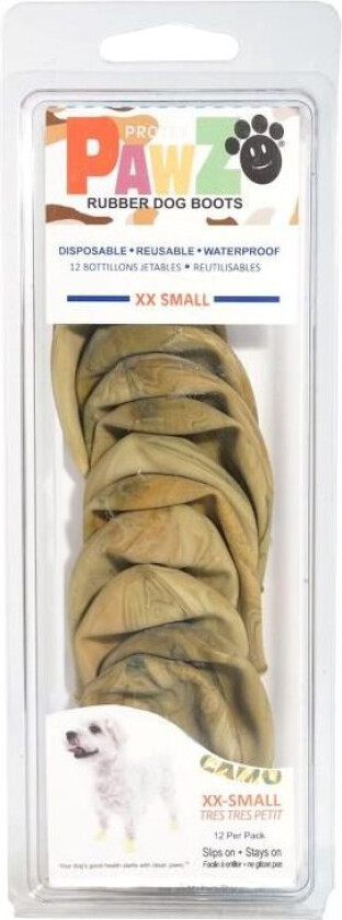 vanntette engangs sokker/sko Ballong sokker til hund - Camo brun