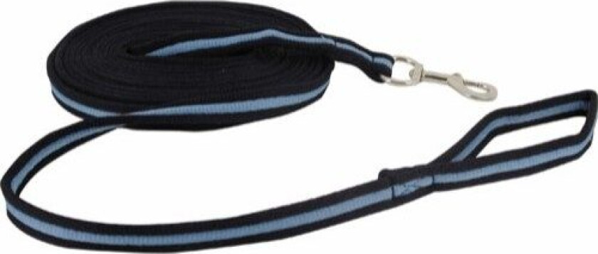Langline-Longeringsline Myk Polyester, 7.5m (tofarget) - Blå
