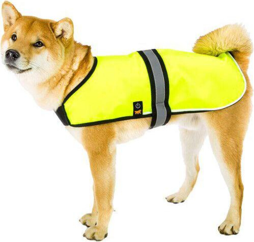 FerPlast Radius Refleksvest til hund med LED lys - 60cm