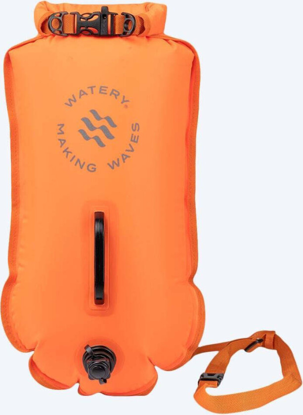 svømmebøye - Swim Buoy & Dry Bag 28L - Oransje