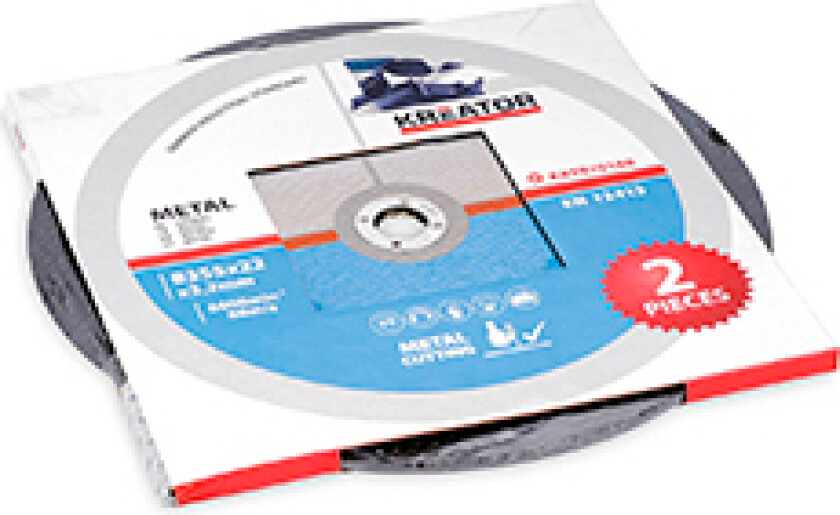 Kutteskiver for metall 355x3,2 mm - 2 stk.