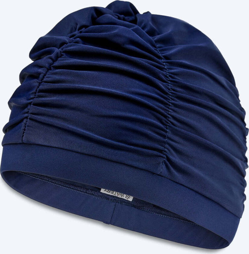 badehette med draperinger - Maxwell - Mørkeblå