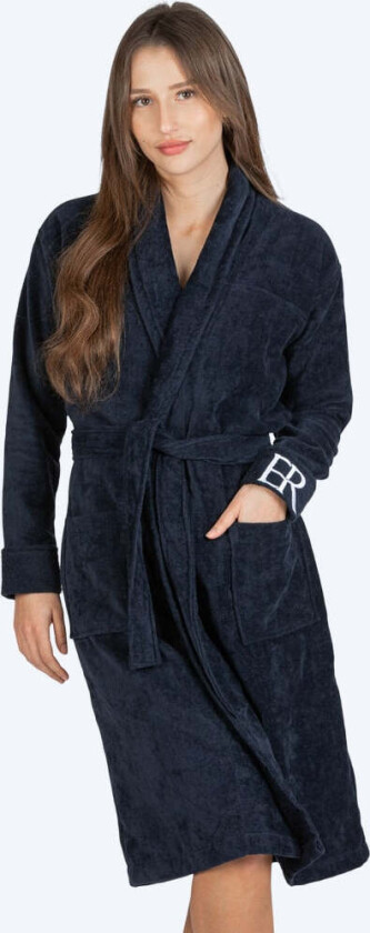 badekåpe til damer - ER Luxe - Navy blå