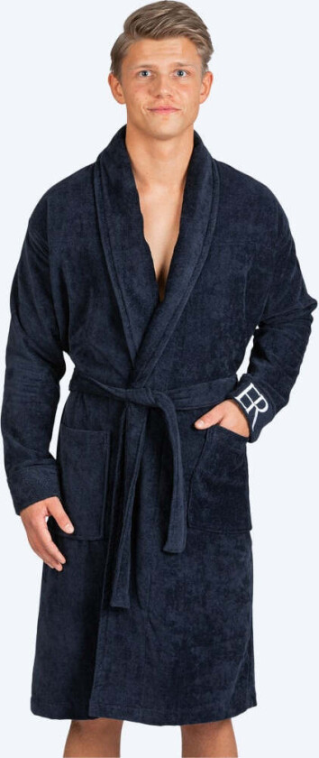 badekåpe til menn - ER Luxe - Navy blå