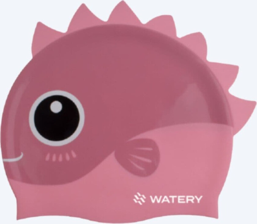 badehette til barn - Fishi - Pink Shark