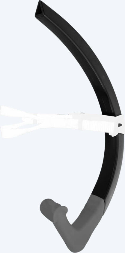 centersnorkel til barn (4-14) - Focus Small Fit - Svart/grå