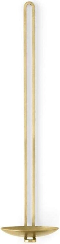 Clip lysestake vegg 34 cm Messing