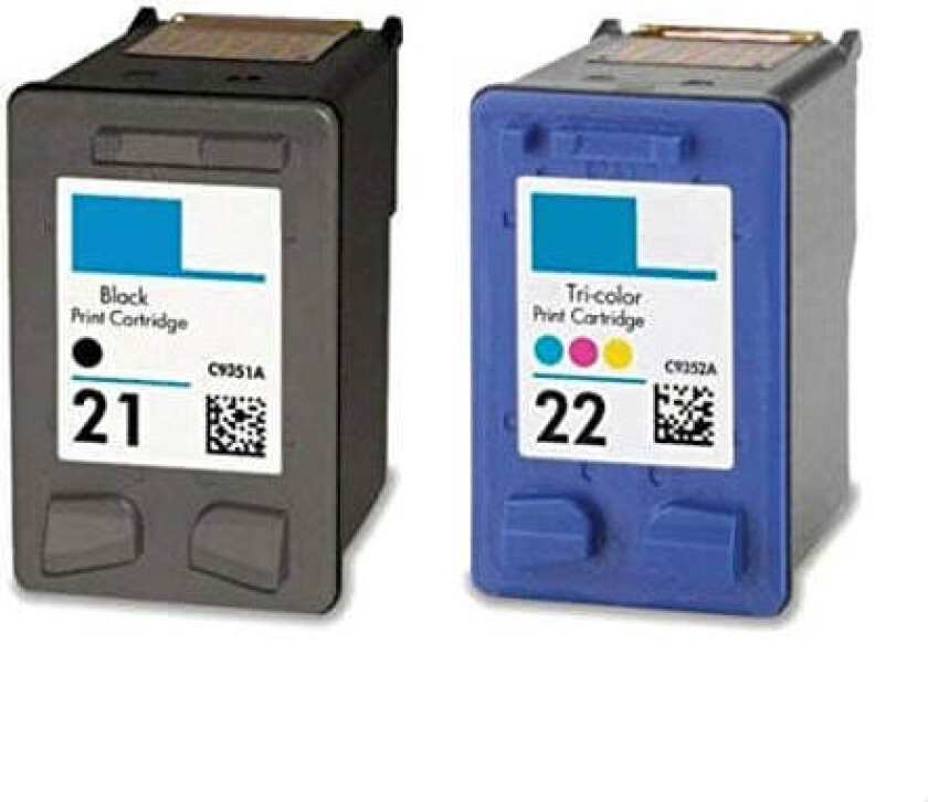 21 / 22 XL blekkpatron økonomipakke 5 stk kompatibel 85 ml