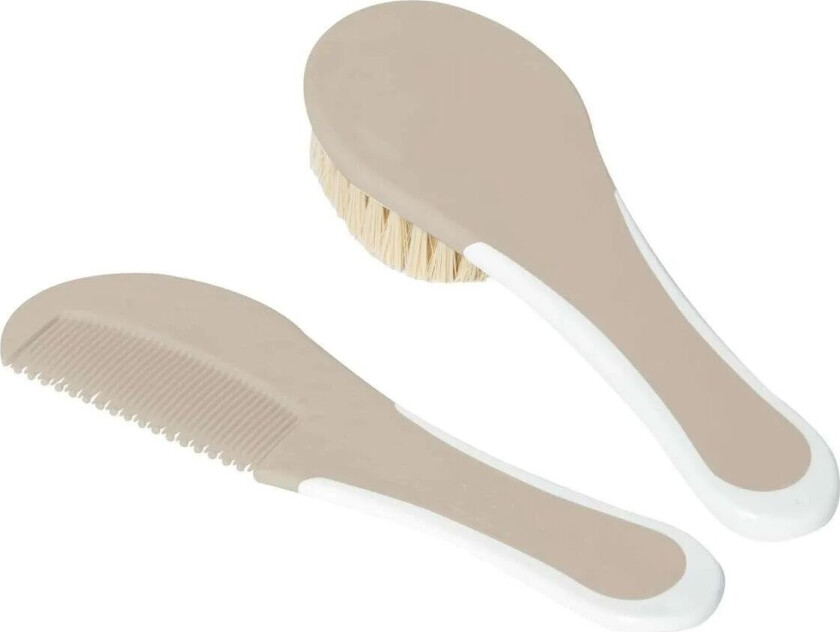 Babybørste Og Kam Bebe Jou Fabulous - Beige