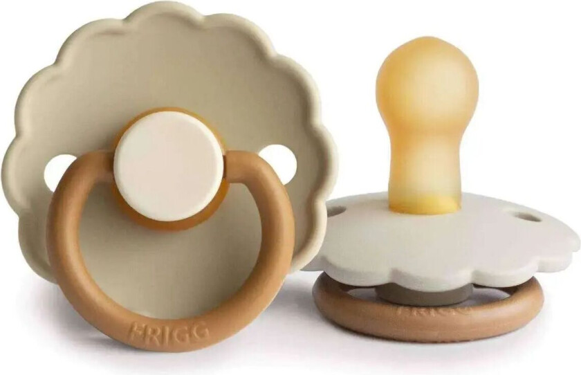 Smokk Baby - Smokk Naturgummi - Daisy Vanilla&ivo