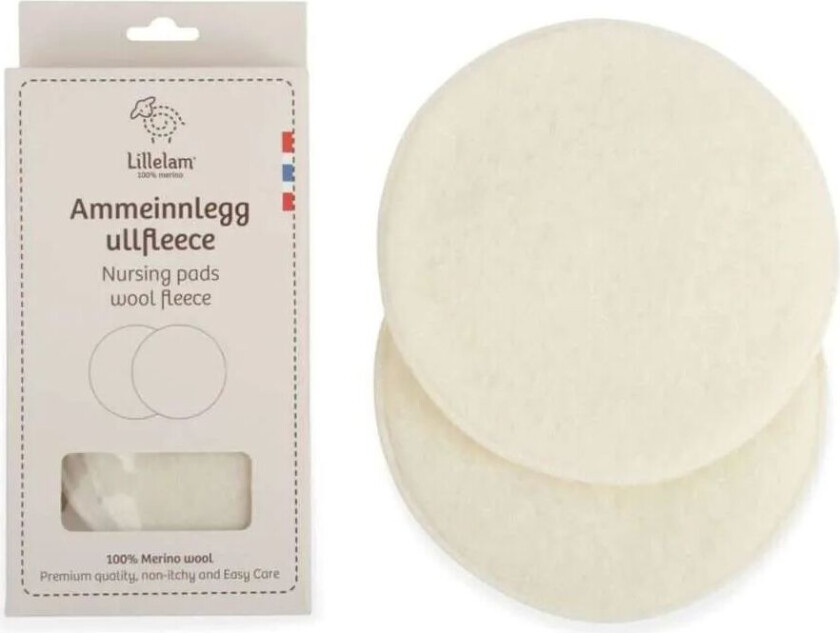 Bilde av Ammeinnlegg Ull Hvid str. M