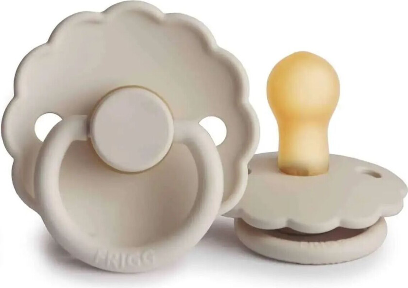 - Smokk Baby - Smokk Naturgummi - Daisy - Sand