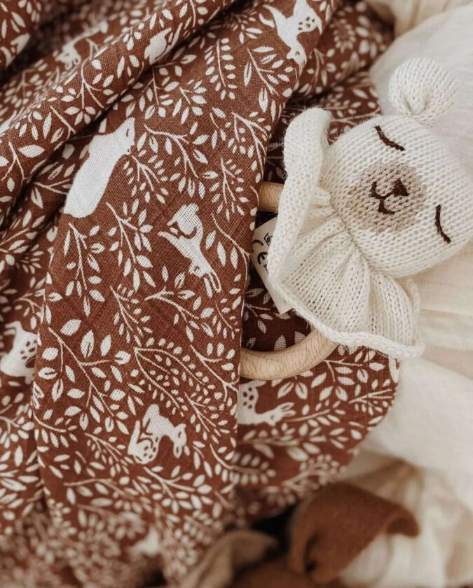 Trekk Til Stellematte 50x70 Cm Main Sauvage - Dyr - Brun