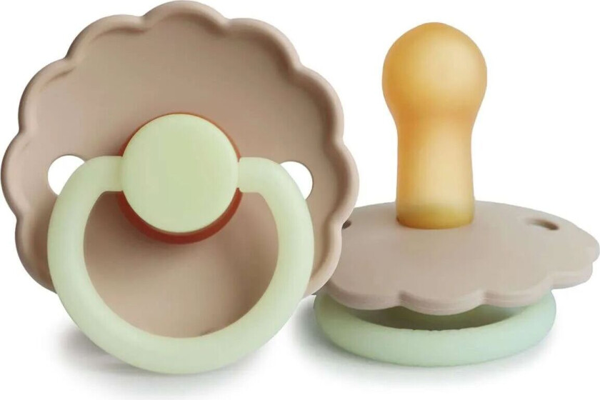 2 Pk Smokk - Natt Smokk Naturgummi - Cream&vani