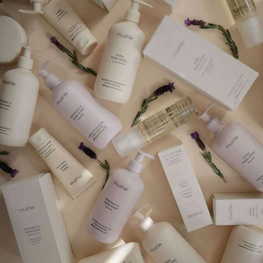 Babyshampo & Badesåpe - Mushie - 400 Ml - Lavendel