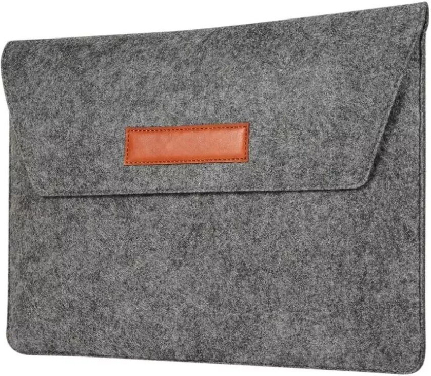 Uldfilt Laptop 13" Sleeve (33.5 x 24 cm) - Mørkegrå