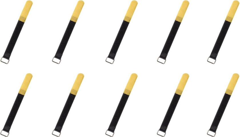 RockBoard Cable Ties, 10 pcs. Small - Yellow