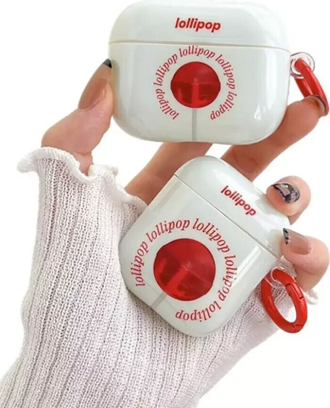 Apple AirPods (3. gen.) Plastdeksel m. Karabinkrok - "Lollipop"