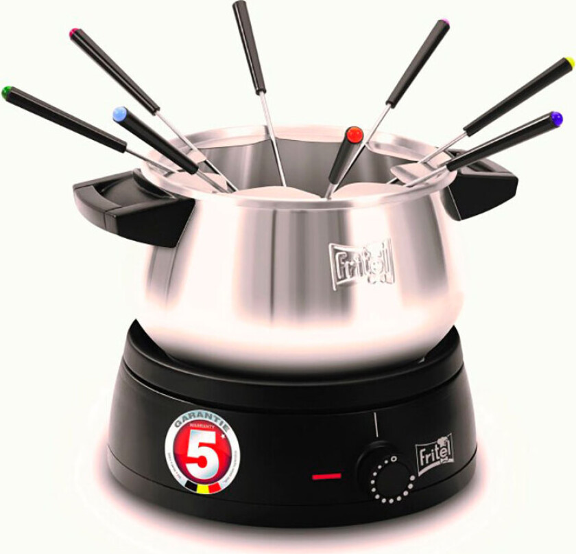 Fritel Family Fondue 1500W (8 personer) GrÃ¥/Sort