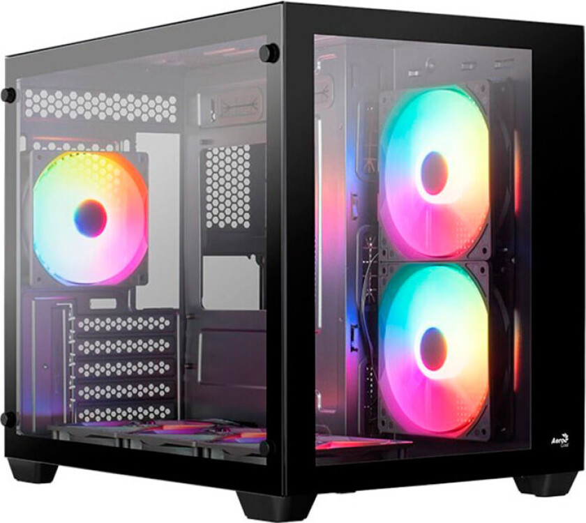 Aerocool Dryft MINI-G-BK-v1 FRGB PC-skap (Micro ATX/Mini-ITX)