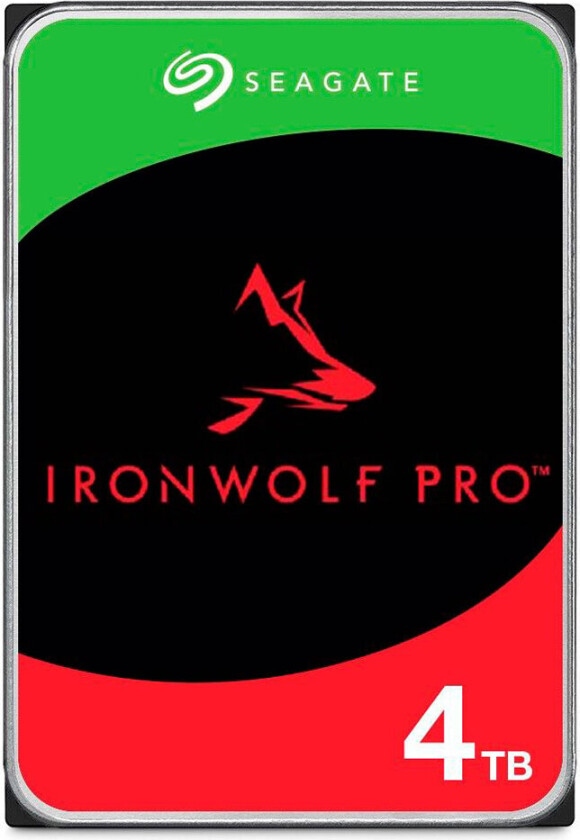 4TB IronWolf Pro NAS HDD - 7200RPM - 3,5tm