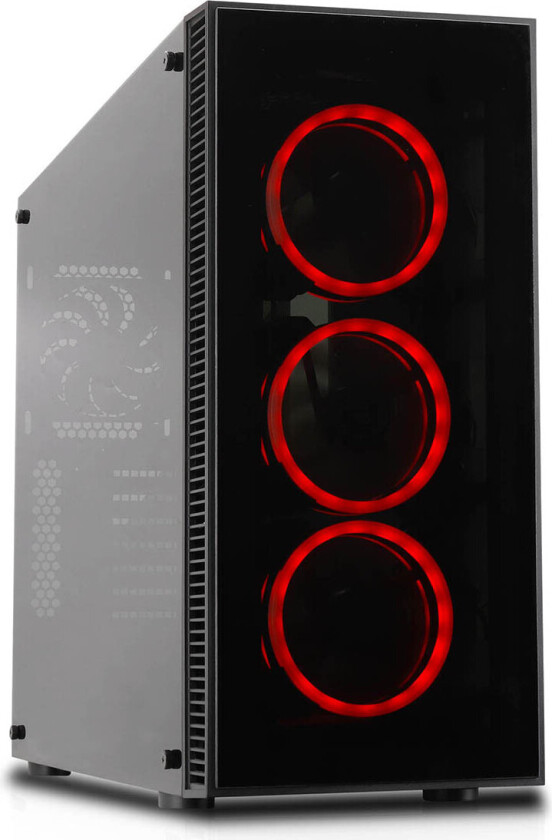 Cooltek PC-skap m/RGB (Mini-ITX/Micro-ATX/ATX)