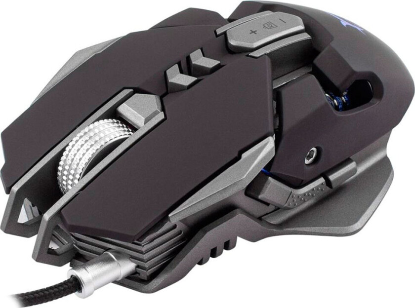 White Shark GM-5001 Gaming Mus m/Knapper (4800DPI) Svart/Grå