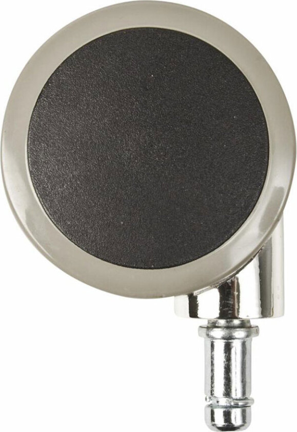 Svingbare doble møbelhjul (65 mm) gummi