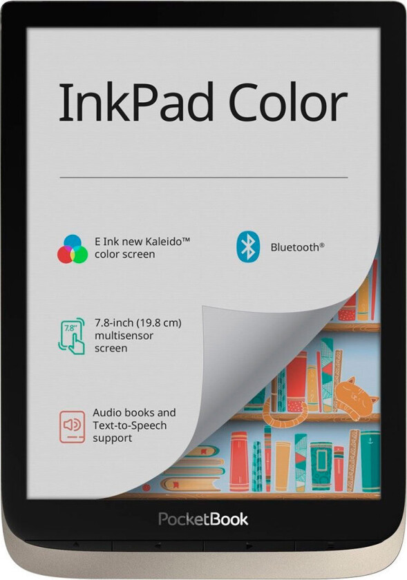 InkPad Color E-bokleser 7,8 tm (16 GB) Moon Silver