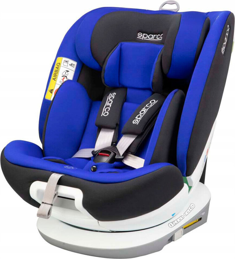 Sparco SK3000I_BL Bilstol m/Isofix (40-150cm) 0-1 år - Blå