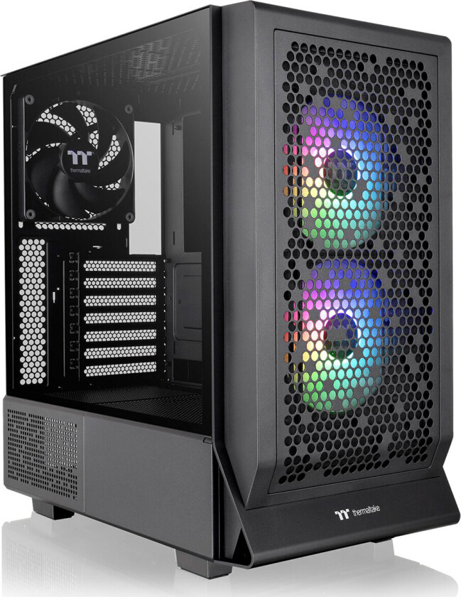 Ceres 330 TG ARGB Midi PC-deksel (ATX/EATX/Micro-ATX/Mini-ITX) Svart