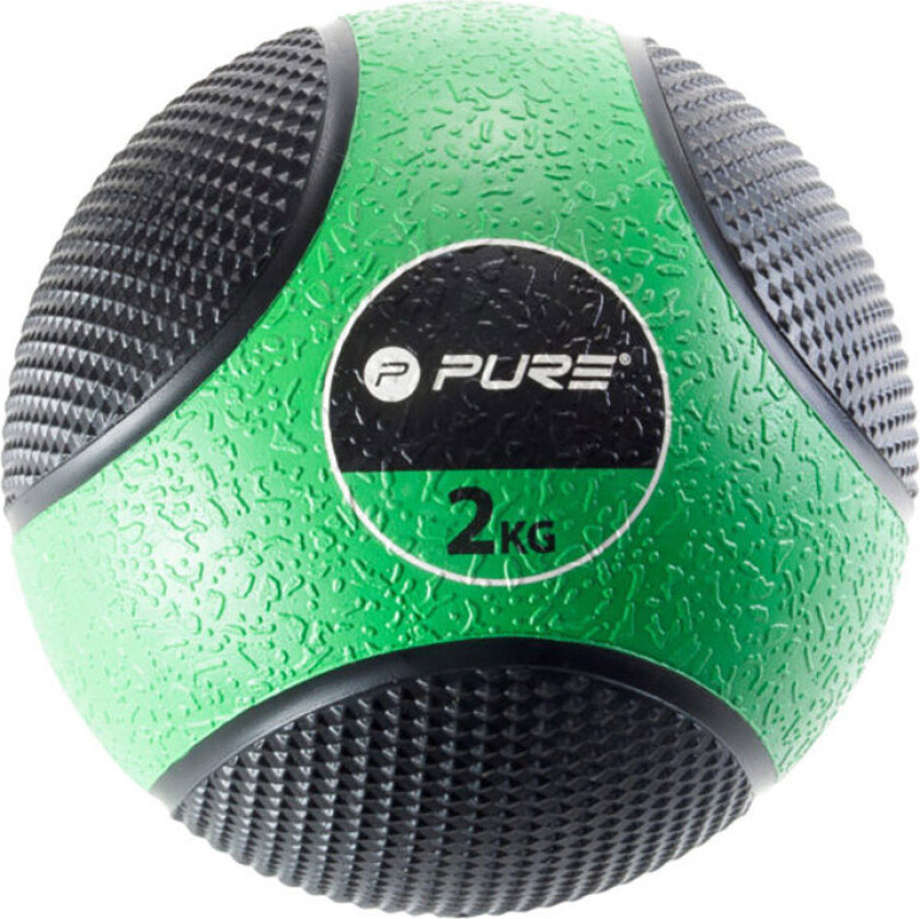 Pure2Improve Medicine Ball (2kg) Grønn