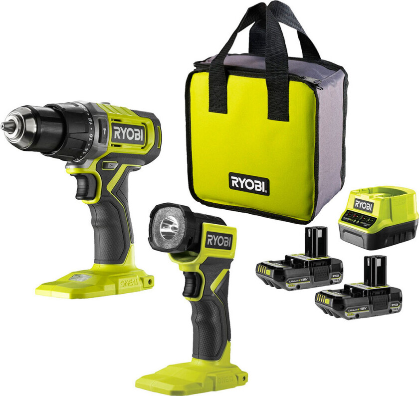 Ryobi RPD18-2C20ST ONE+ batterimaskinsett m/batteri (18V)