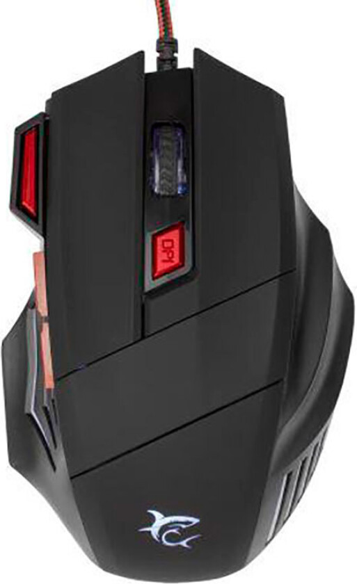 White Shark GM-5005 spillmus m/RGB (6400DPI) Sort