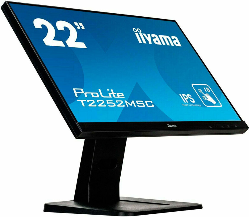 Iiyama ProLite T2252MSC-B1 berøringsskjerm 21,5tm LED - 1920x1080/76Hz - IPS, 7ms