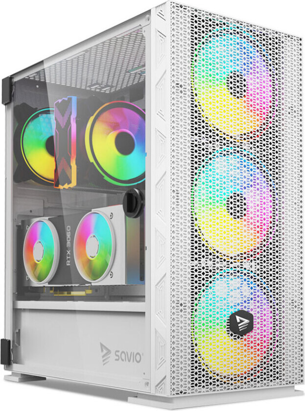 Savio Raptor X1 ARGB PC-deksel (ITX/E-ATX/ATX/Micro-ATX)