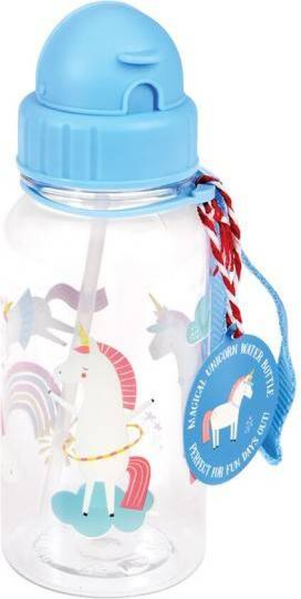 Drikkeflaske Med Sugerør, Magisk Unicorn