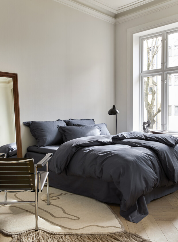 Elegance sengesett mørk blå