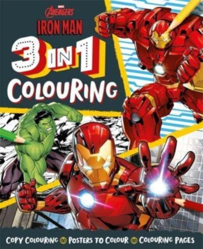 Marvel Avengers Iron Man: 3 in 1 Colouring av Marvel Entertainment International Ltd