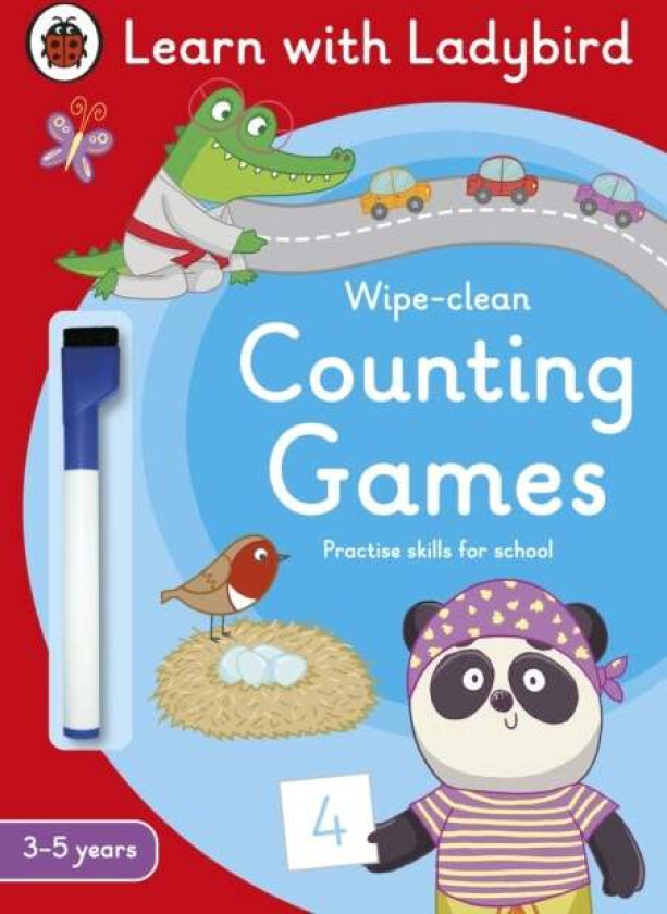 Counting Games: A Learn with Ladybird Wipe-clean Activity Book (3-5 years) av Ladybird