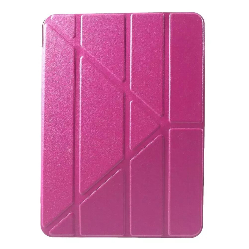 iPad Pro 11" Origami Skinn Deksel m. Silketekstur - Pink