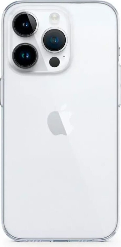 iPhone 14 Pro Plast Skin Deksel - Gjennomsiktig