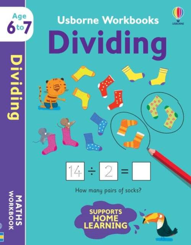 Usborne Workbooks Dividing 6-7 av Holly Bathie