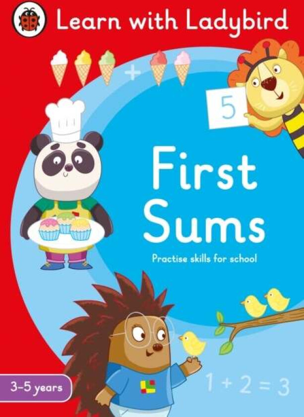 First Sums: A Learn with Ladybird Activity Book 3-5 years av Ladybird