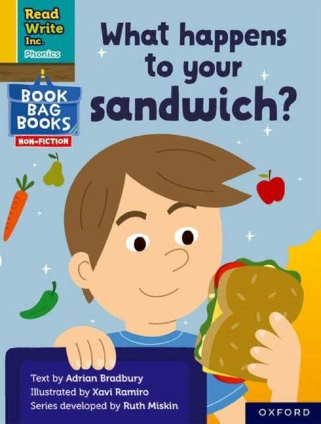 Read Write Inc. Phonics: What happens to your sandwich? (Yellow Set 5 NF Book Bag Book 2) av Adrian Bradbury