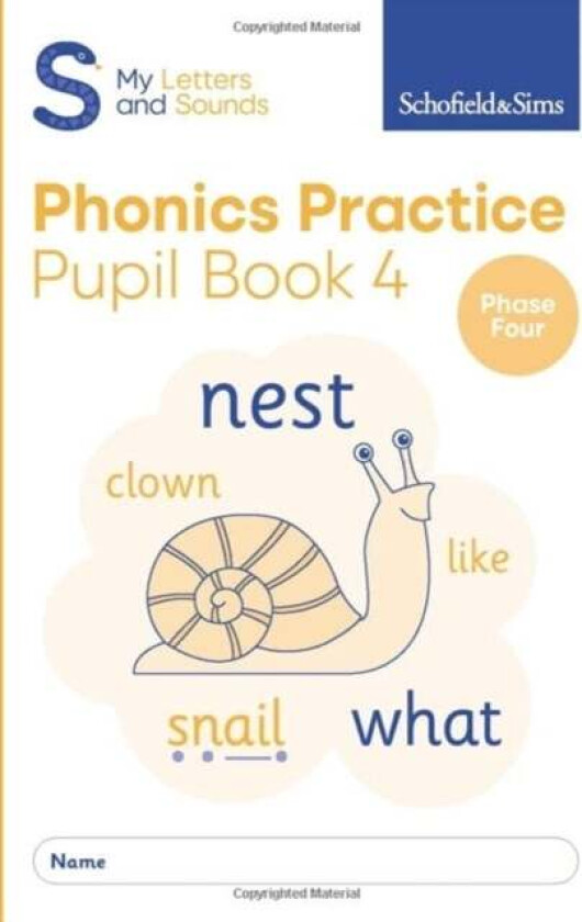 My Letters and Sounds Phonics Practice Pupil Book 4 av Schofield & Sims, Carol Matchett