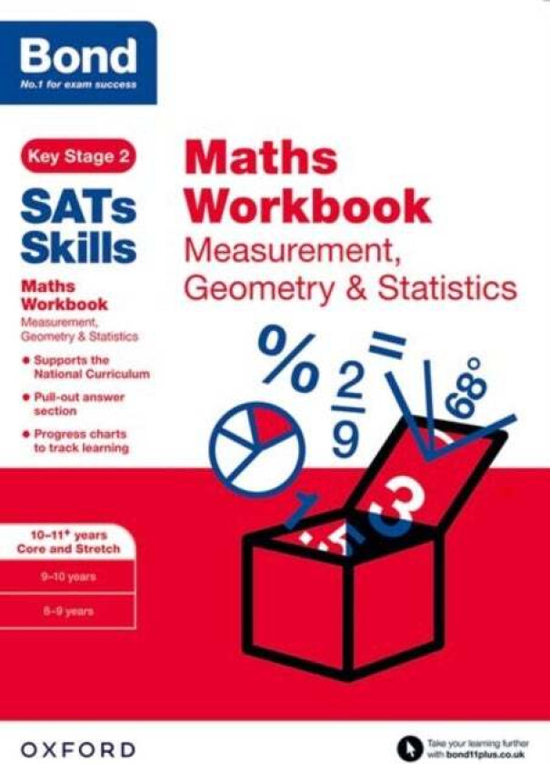 Bond SATs Skills: Maths Workbook: Measurement, Geometry & Statistics 10-11 Years av Andrew Baines