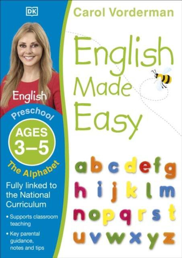 English Made Easy: The Alphabet, Ages 3-5 (Preschool) av Carol Vorderman